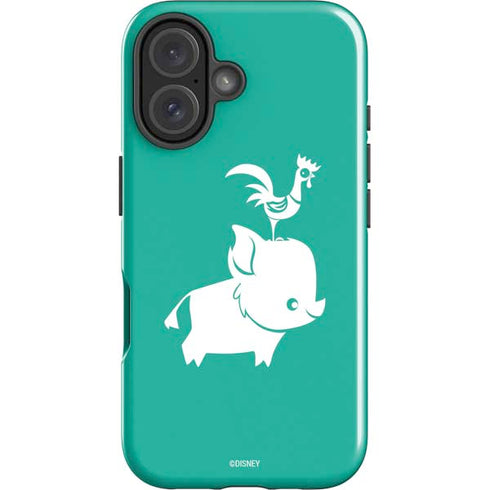 Disney Princess Moana Heihei and Pua iPhone 16 Impact Case